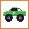 Monster Trucks Color by Number - Pixel Art Game related image