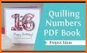 Paper Quilling Art: Color by Numbers related image