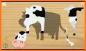 Animals educational puzzle games for kids related image