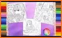 Anime Fantasy Coloring Book related image