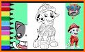 Paw Pups Heroes Coloring Book related image