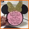 Minni Mouse Invitation Card related image