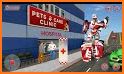 Ambulance Robot City Rescue Game related image