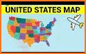 Map of USA related image