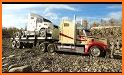 Off-Road Gold Transport Trailer Trucker 3D related image