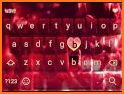 Blue Flame Love Heart Keyboard related image