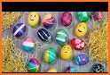 Easter Eggs Coloring Book related image