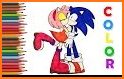 Coloring Book For Sonic Game related image