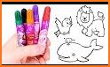 Kids Coloring Book: Alphabet Animals related image