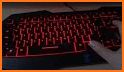 Black Purple Light Keyboard related image