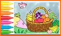 Drawing populer fruits for kids - drawing book related image