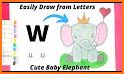 Coloring Book Baby Elephant related image