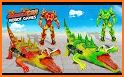 Crocodile Car Robot Games related image