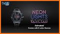 Neon Lights HD Watch Face Widget & Live Wallpaper related image