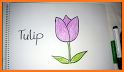 Tulip Flower Coloring Pages - Color By Number related image