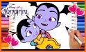 Learn To Color Vampires (Vampirina Coloring games) related image