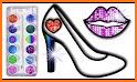 Girls Glitter Color by Number - Fashion Coloring related image