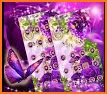 Purple Love Rose Diamond Keyboard Theme related image