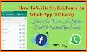 Stylish Text : Chat with Styles (Stylish Fonts) related image