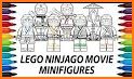 LEGO Ninjago coloring book related image