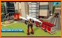 Truck Robot Fire Fighter Real War Simulator 🚒 related image