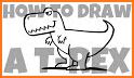 How to Draw Cartoon Dinosaurs Step by Step related image