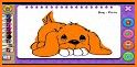 dog coloring book - Games related image