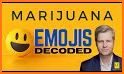 Adult Weed Emojis - Flirty Stickers related image