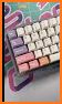 Pastel Girly Keyboard Background related image