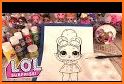 Livre de coloriage Lol surprise baby dolls related image