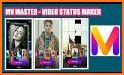 MV Master Video Status Maker - Lyrically related image