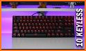 Cool Red Black Keyboard related image