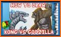 Coloring Godzilla Vs Kong 2021 related image