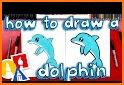 Drawing Coloring Dolphin related image