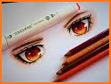 Anime Eyes Drawing & Coloring Pages related image