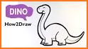 How to Draw Cartoon Dinosaurs Step by Step related image