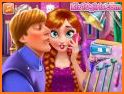 Princess dentist surgery games-Makeup salon games related image