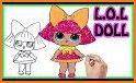 Coloring Book Dolls - Easy Drawing related image