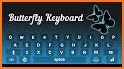 Butterfly Theme Keyboard related image