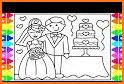 Wedding Coloring Pages Bride And Groom related image