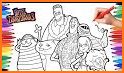 Hotel Transylvania 3 coloring page related image