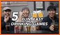 Cocktail drinking games with friends Crazy party related image