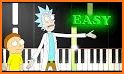 Rick And Morty Theme Song Piano EDM Tiles related image