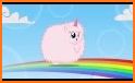 Kawaii Rainbow Piano Tiles - Cute Unicorn related image