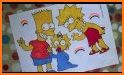 Coloring Book For The Simpson related image