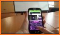 Galaxy Purple Keyboard Theme related image