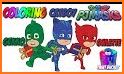 PJ Super Masks Heroes Coloring Book related image