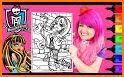 Monster High Coloring book related image