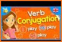 English verbs conjugation related image