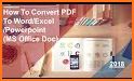 Convertir PDF (Jpg, doc, Word, xls, ppt) related image